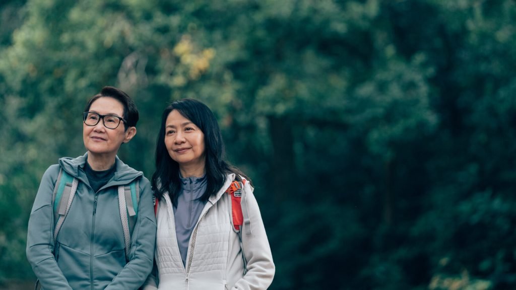 Maggie Li Lin-Lin (left) and Patra Au Ga-Man (right) in Ray Yeung's 'All Shall Be Well'.